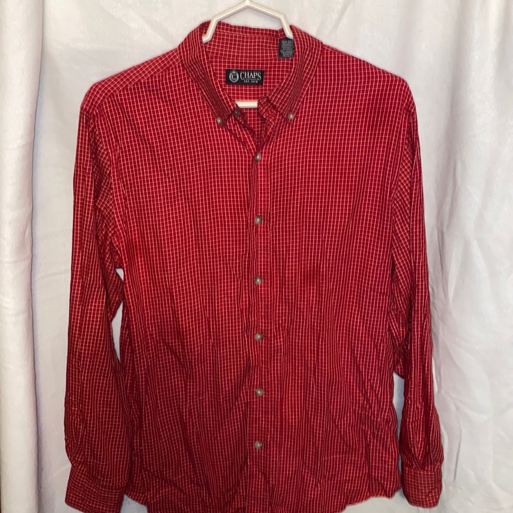 Chaps Button Down Up Shirt